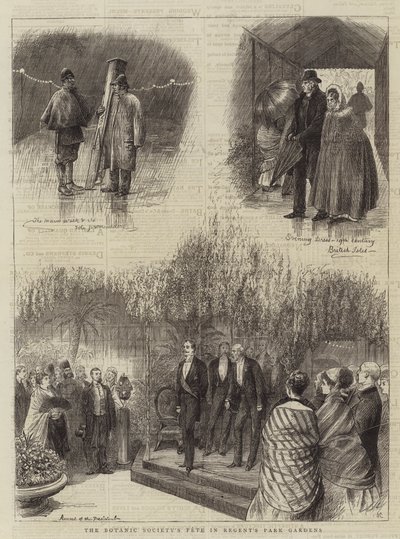 La Fête de la Société Botanique dans les Jardins de Regent